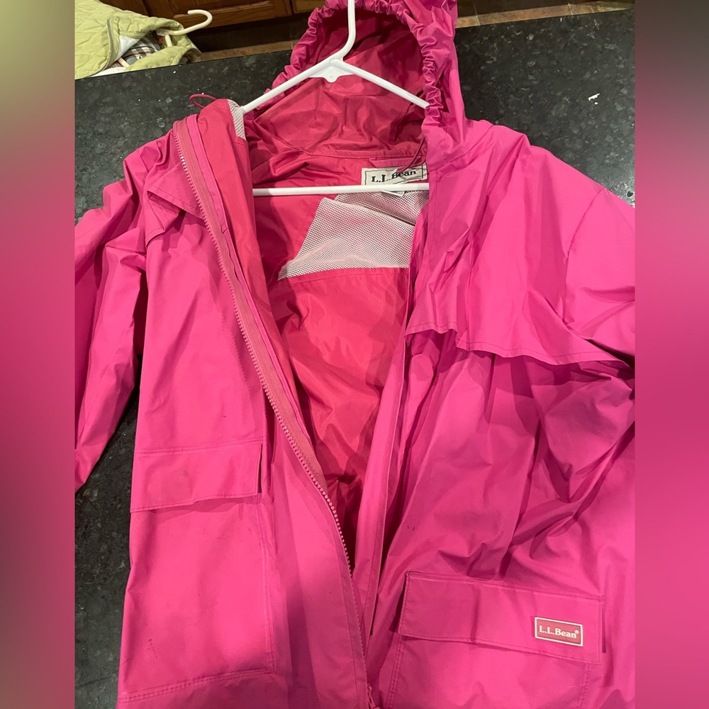 LL Bean rain jacket